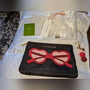 Kate Spade Jack Spade ON PURPOSE Wristlet and Keychain Charm